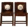 清	红木镶云石背屏椅（一对） 商品缩略图5