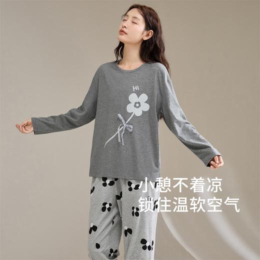 康妮雅女式长袖长裤套头套装 53W62T008 商品图9