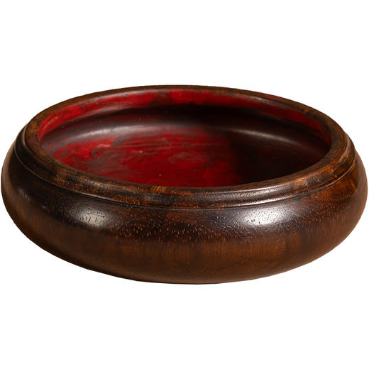 清	红木整挖水盂 商品图5