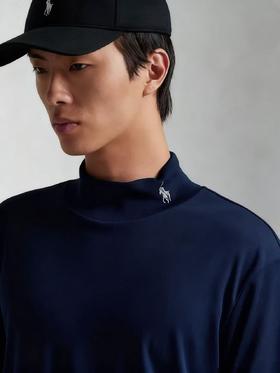 R.L 双面德绒小高领长袖打底T恤  CX231