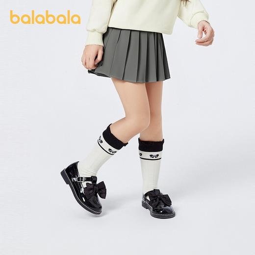 巴拉巴拉儿童裙子春秋装童装女童短裙百褶半身裙学院风舒适百搭萌 商品图1