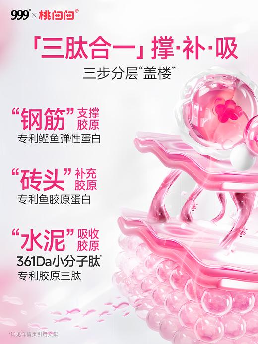 【618会员提前购】999桃白白5g胶原蛋白肽口服液（10瓶/盒）石榴味含胶原三肽小分子 商品图4