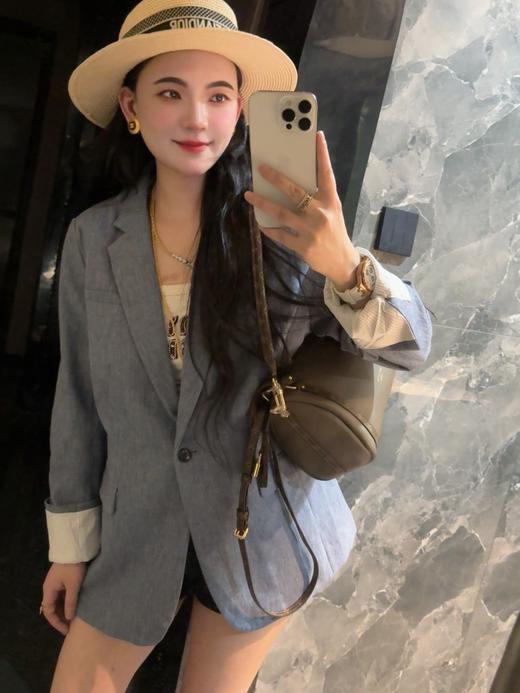 高端潮牌老钱风撞色条纹水洗设计高品质西装 （蕾姐14码） 商品图11