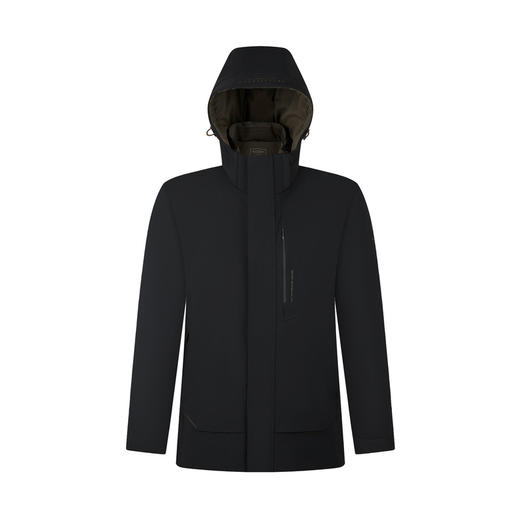 【黄金鲜羽绒】柒牌男士可拆卸连帽羽绒服保暖舒适羽绒外套129E70830 商品图4