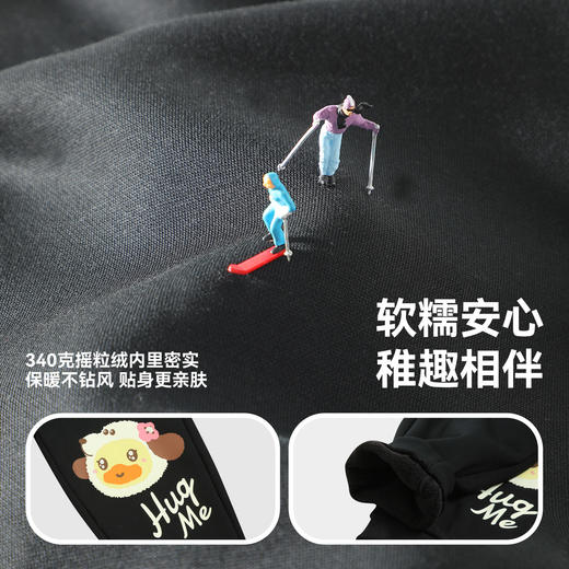 【加绒】B.Duck小黄鸭童装冬季保暖休闲针织长裤105-150码 FF5673901 商品图2