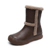 ZM258739头层牛皮雪地靴女2025冬新款真皮加绒加厚短靴保暖东北羊羔绒棉鞋 商品缩略图4