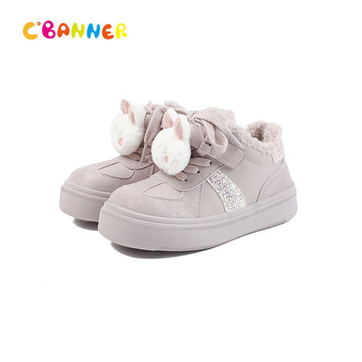 千百度冬季趣味立体饰扣卡通造型童鞋A25680009 商品图3