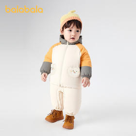 巴拉巴拉婴儿连体衣宝宝羽绒服冬2025新款可爱萌