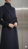 设计女王大摆双面手工超长腰带大衣 商品缩略图1