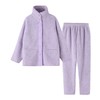 情侣珊瑚绒睡衣男女秋冬季家居服两用领加绒加厚开衫家居服可外穿 商品缩略图4