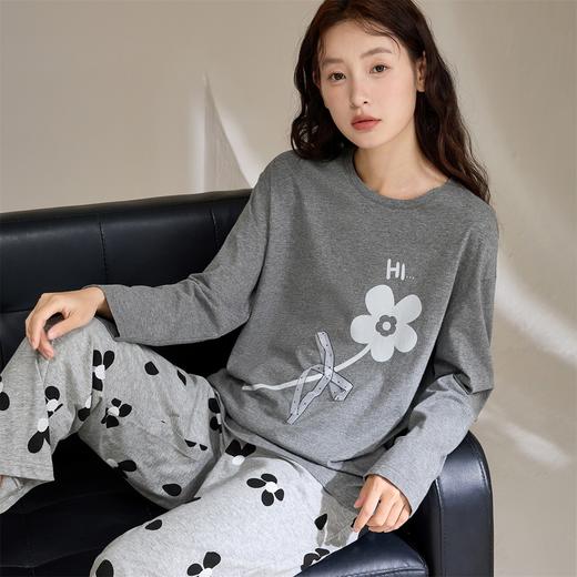 康妮雅女式长袖长裤套头套装 53W62T008 商品图8