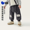 迷你巴拉男女童裤子保暖内里加绒不勒肚2025冬装新款宽松PP裤 商品缩略图1