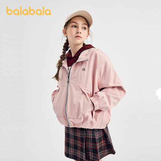 【商场同款】巴拉巴拉女童外套儿童上衣2025新款秋户外防风防泼水 商品图2