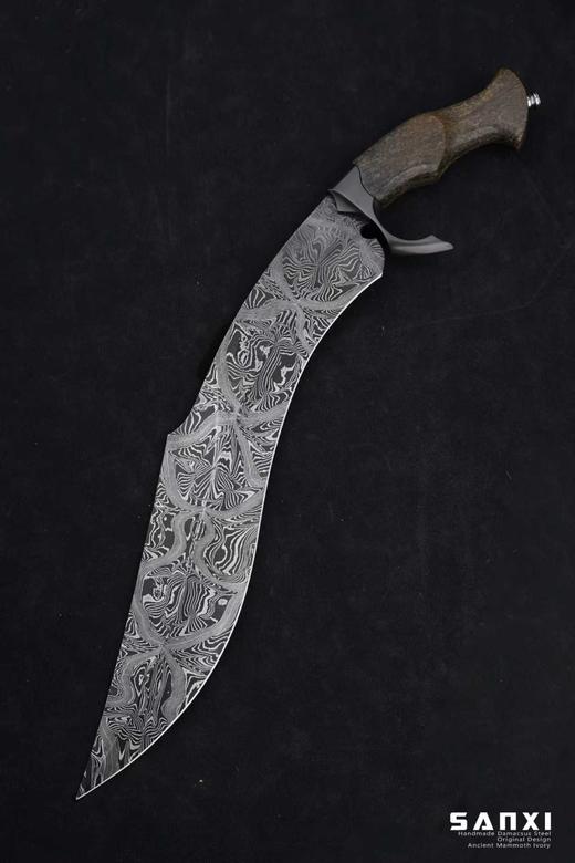 三希堂  现代刀系列  超级大马狗腿  未开刃 商品图1