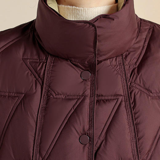 QYM YB25B83-Y时尚气质棉服休闲保暖加厚外套 商品图3