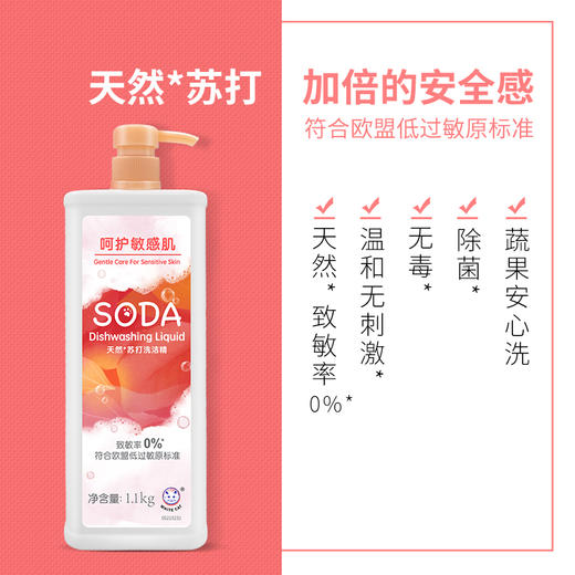 白猫天然苏打洗洁精1.1kg—rxs 商品图3