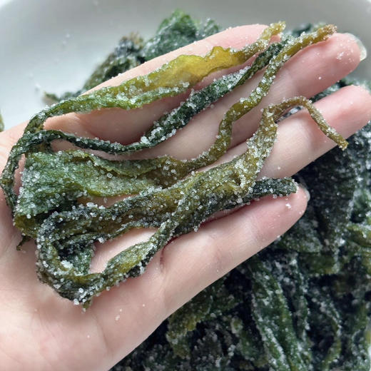 【到手5斤】一根苗 盐渍海带苗 嫩/⁫滑/鲜/爽 可涮火锅/可煲汤 500g/包 商品图2