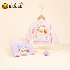 【加绒】B.Duck小黄鸭童装冬季圆领卫衣105-150码 FF5631901