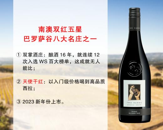 【特价促销，整箱更优惠】巴罗萨谷8大名庄：双掌酒庄天使西拉干红（2023年） 商品图0