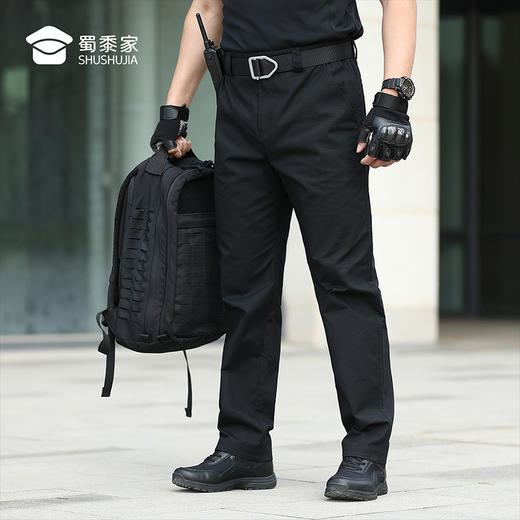 【实付满399送保温杯】【耐磨通勤战术裤】户外四面弹战术西裤 抗静电通勤训练长裤 商品图4