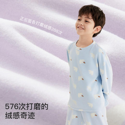 likeuu轻轻绒雪芝士睡衣家居服套装LC7152011 商品图3