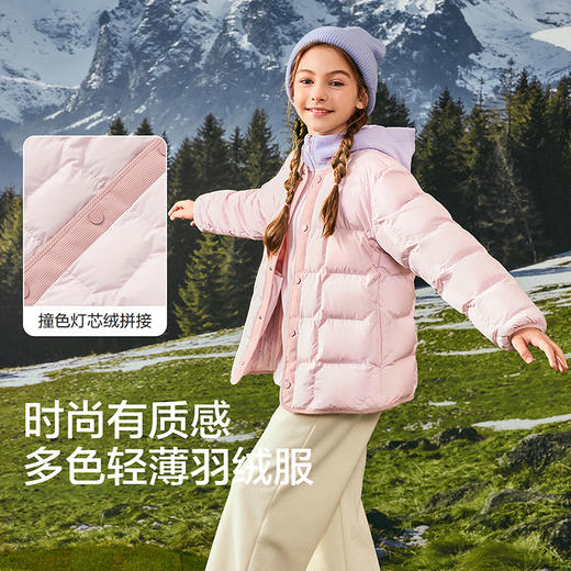 【商场同款】巴拉巴拉童装儿童轻薄羽绒服宝宝女童男童2025冬外套 商品图3