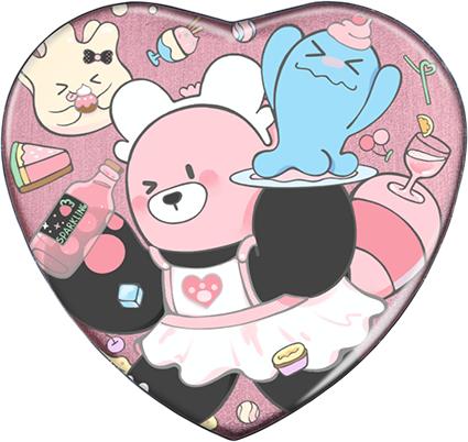 kox豪烁郎丨穿着熊爱心双闪吧唧 商品图0