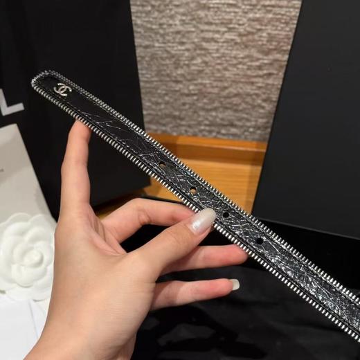 （已开价）老板自留 香奈儿双面头层牛皮链条腰带JC5317 商品图3