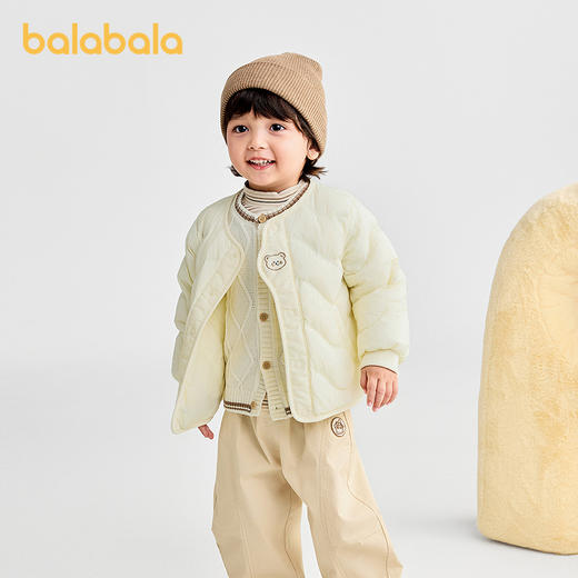【商场同款】巴拉巴拉宝宝羽绒服保暖内胆男女童外套2025新款冬装 商品图1
