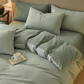 【恒源祥】 高品质 纯色加厚全棉四件套