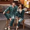 高定年代【金丝绒情侣家居服】男女两件套加厚秋冬加绒简约轻奢高级感睡衣 商品缩略图2