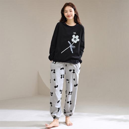 康妮雅女式长袖长裤套头套装 53W62T008 商品图1