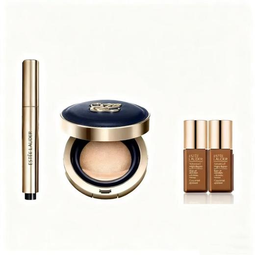 【雅诗兰黛】B1F雅诗兰黛绝色镜面唇膏（128 156 655 289  890 513 390）+雅诗兰黛持妆贴肤轻雾气垫粉底液 一盒两芯（2C0 1C0 1W1） 商品图0