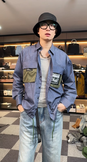 设计款休闲衬衫