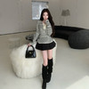 LINCHAOZHANG 【航海少女】LH250131 条纹连帽毛衣LK250140 裙裤 商品缩略图2
