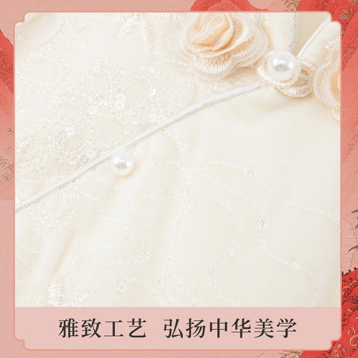 笛莎Deesha观山见女童连衣裙2025冬女童连衣裙 商品图3