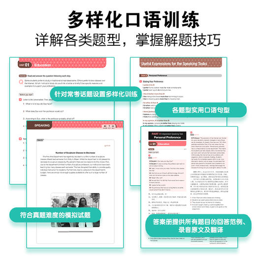 新东方 托福考试专项进阶 中级口语 商品图2
