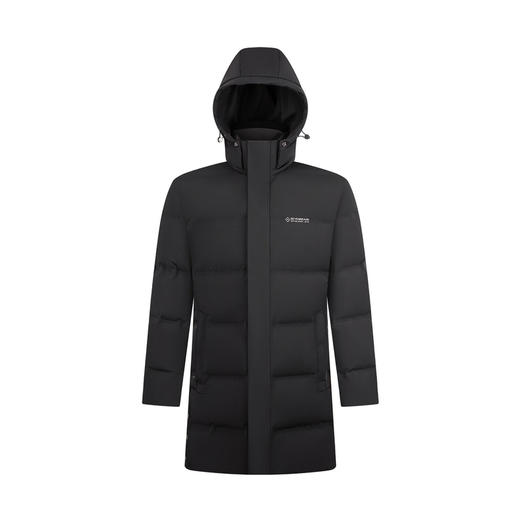 【黄金鲜羽绒】柒牌可拆卸连帽羽绒服男士厚款保暖羽绒外套129E70120 商品图4