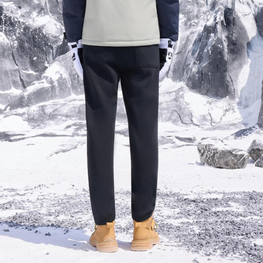 半身缘男裤 冬季宽松拼接收折青春活力卫裤254201U17730142 商品图4