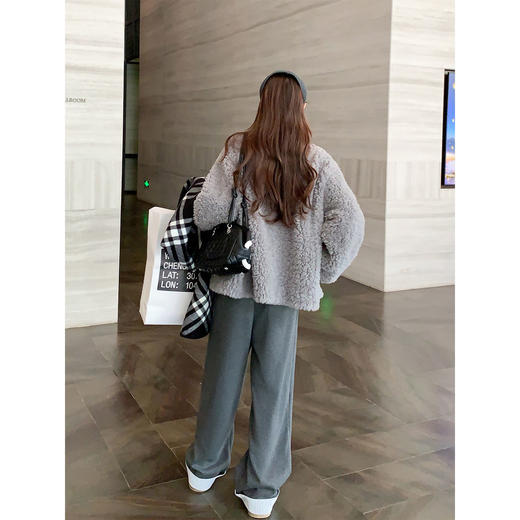 【169元任选2件】现货！灰色脚口拼接灰色西装裤 商品图4