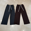 Moc*o 秋冬德绒boxyfit松紧高腰休闲裤卫裤102403 商品缩略图3