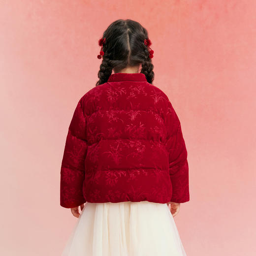 笛莎Deesha观山见女童羽绒服2025冬女童羽绒服 商品图4