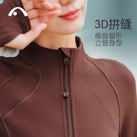 爱暇步加绒瑜伽外套女士上衣2025新款加厚保暖专业运动健身跑步服A24404NSR 商品图3