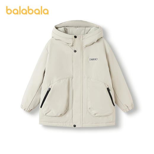 【商场同款】巴拉巴拉儿童棉服男童外套新款童装2025秋冬加绒保暖 商品图4