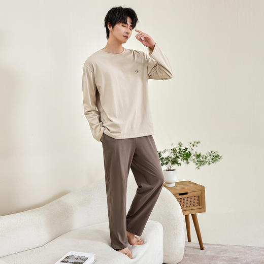 康妮雅男式长袖长裤套头套装 53G62T027 商品图0