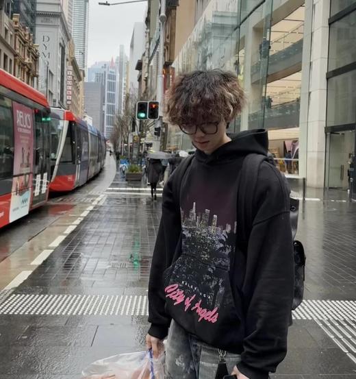 双11福利款  blcg夜幕洛杉矶印花卫衣  宽松版型  男女同款 商品图0