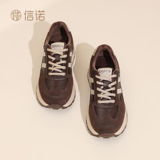 信诺妈妈鞋软底舒适加绒保暖棉鞋2025冬季新款时尚运动休闲鞋女款X5M093-213 商品图7