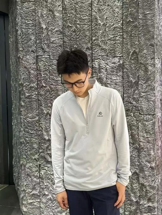 原单好货 三色！凯石男款立领半开胸抓绒衣  阴离子抓绒衣 商品图1