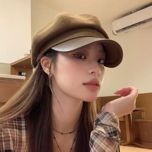 【经典版型❗️贝雷帽】舒适干爽透气不闷热，大头围显脸小，可以调节大小不挑头围，百搭文艺街头休闲复古英伦风报童画家帽子QQ 商品图1