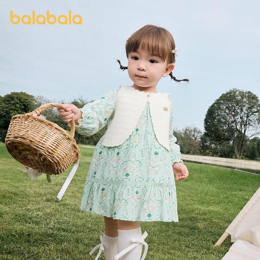 【商场同款】巴拉巴拉宝宝连衣裙套装女童两件套2025新款秋装文艺 商品图2